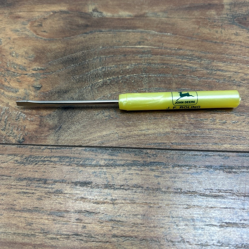 John Deere Pocket Screwdriver Roling's Salisbury, Mo Dealer Advertising Promo